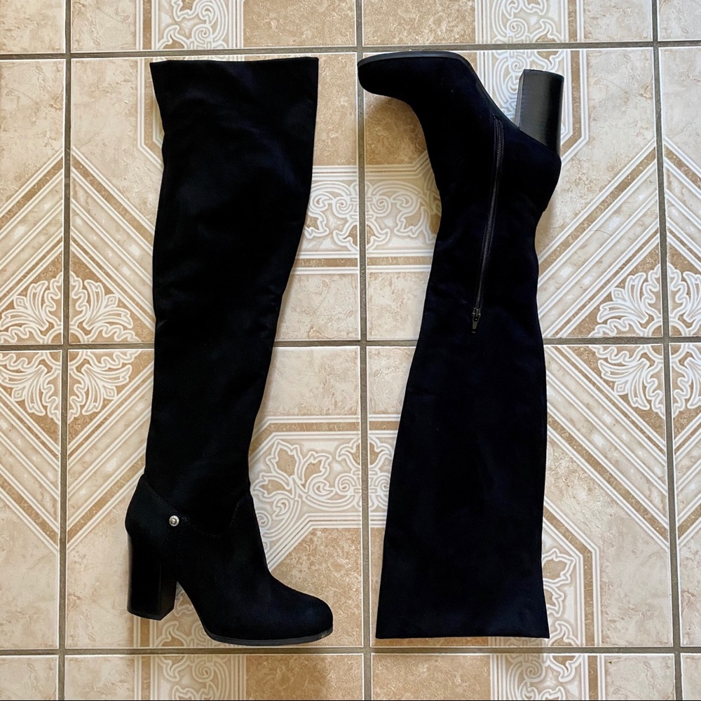 Black Over the knee Guess Boots